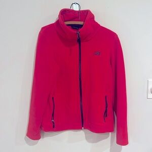New Balance fleece full zip jacket pink S